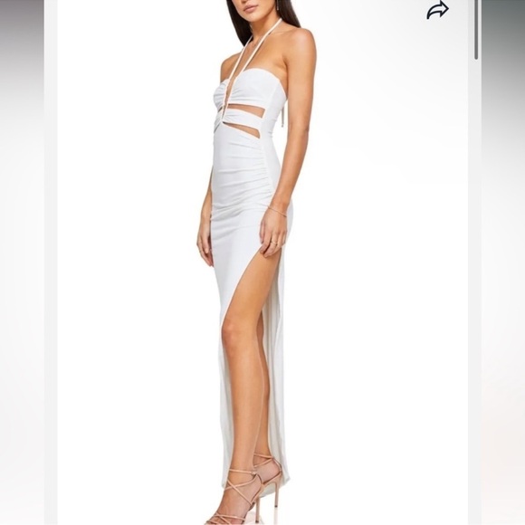 Nookie White Roxy Maxi Dress.Size S - Picture 2 of 11